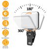 Rechargeable Selfie Light Fill Light 2000mAh Portable Clip On Light with 3 Light Modes 10 Brightness Levels for Phone Laptop Live Stream Make up Photo