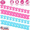 40Pcs Silicone Hair Curler Hair Roller No Heat Clip Hair Styling Tool 20x1.97in Large 20x1.57in Small Curler