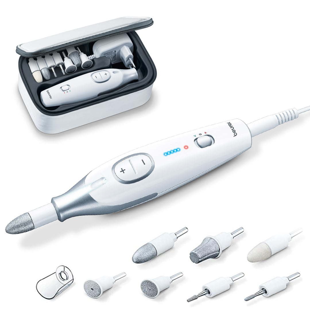 Beurer Professional Manicure Nail Drill Kit 7 Attachments Variable Speed Storage Case MP42 Beurer Professional Manicure Nail Drill Kit 7 Attachments Variable Speed Storage Case MP42