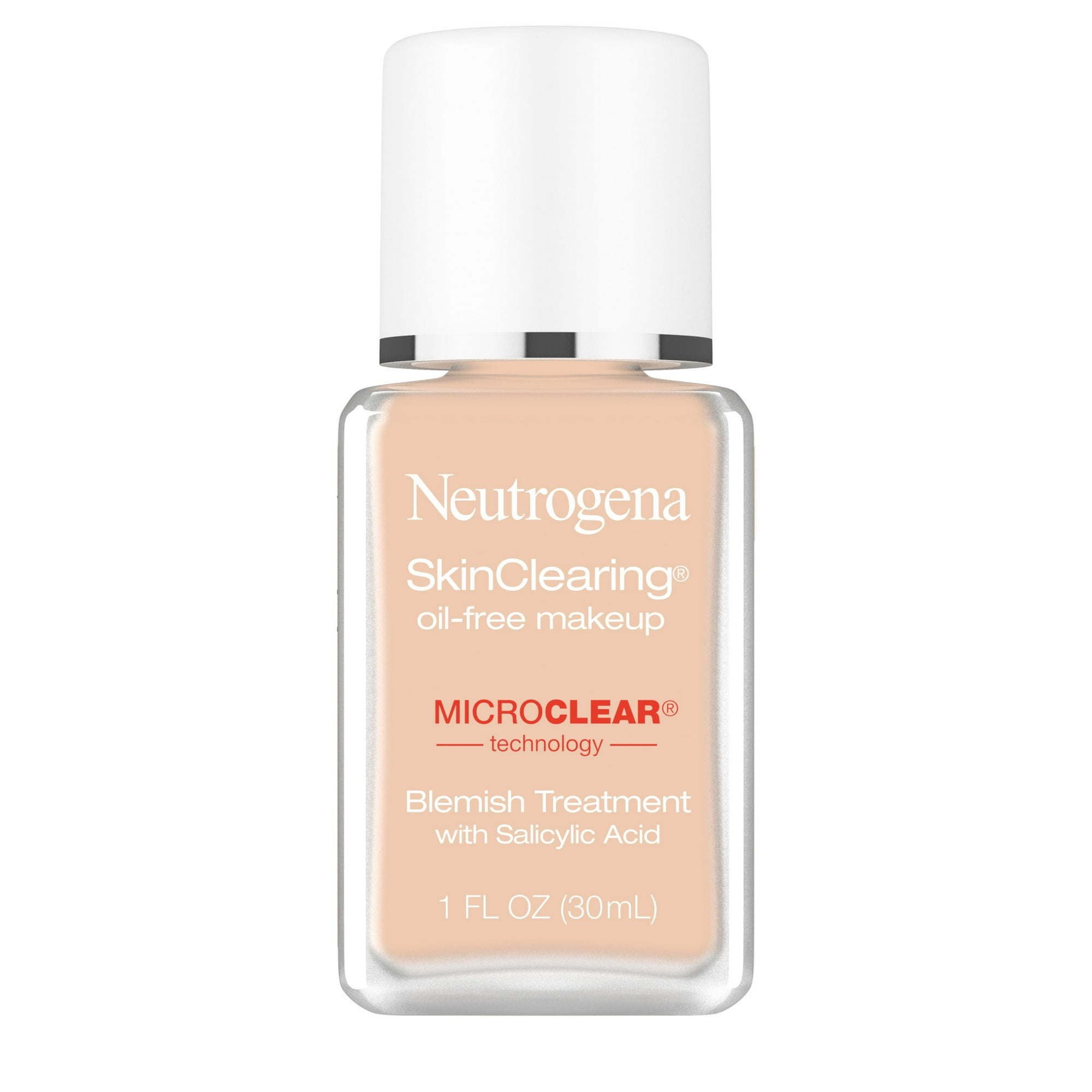 Neutrogena SkinClearing Foundation for Acne, Natural Beige, 1 fl. oz Neutrogena SkinClearing Foundation for Acne, Natural Beige, 1 fl. oz