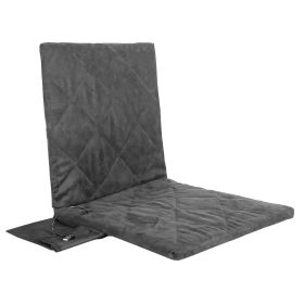 Portable Heated Seat Cushion with 3 Temperature Levels Foldable USB Plug Powered Heating Pad For Outdoor Winter Car Camping Fishing (Option: Grey)