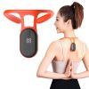 Intelligent Posture Corrector Hanging Back Posture Correction Trainer with Vibrating Reminder Charging Cable Strapless Back Brace for Kids White Colla