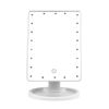 22 LED Lights Rechargeable Cosmetic Mirror 180° Rotation Makeup Mirror Touch Control Dimmable Vanity Mirror