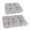 Rocking Chair Cushion 2 Pieces Back Seat Sets with Non-Slip Ties Polyester Fiber Filling 
Comfortable for Indoor Home Office Car
